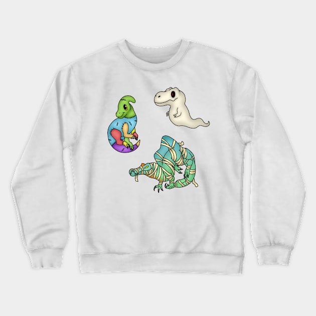 Spookysaurs 2 Pack Crewneck Sweatshirt by saradrawspaleo